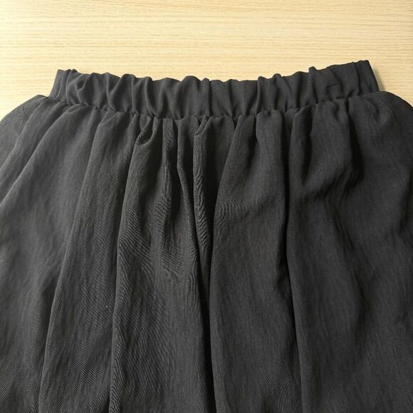 NWT 21 Saints Bubble Mini Skirt High Waist Elastic Waistband Medium Puffy Drape - Picture 2 of 6
